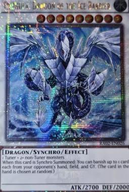 遊戯王 英語版 氷結界の龍 トリシューラ 25thレア RA02 北米版