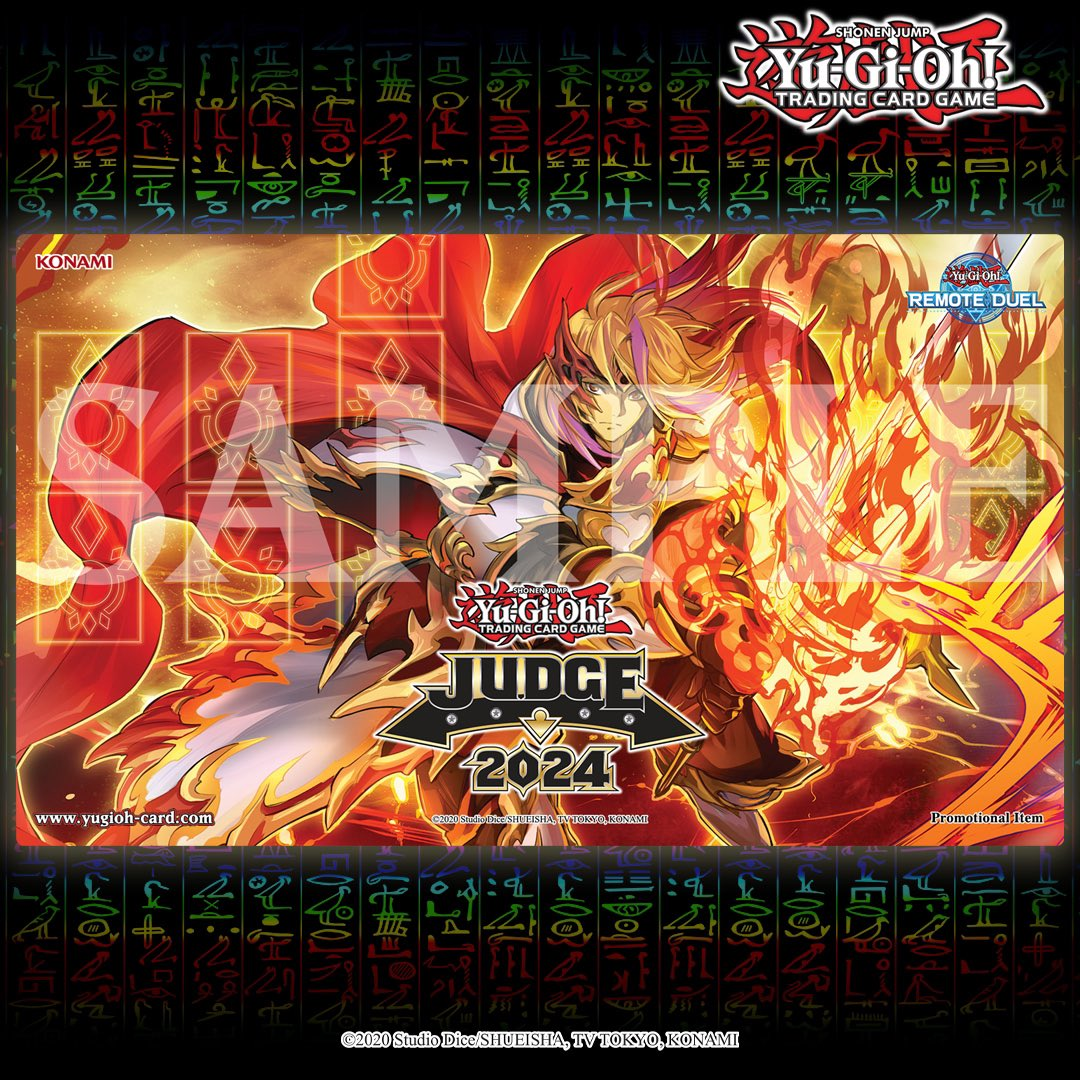 【新品未使用】遊戯王 JUDGE 2024 ルルワリリスプレイマット 遊戯王 公式 JUDGE 2024 シャルル大帝 プレイマット 未開封 北米