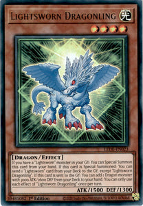 遊戯王 英語版 光道の龍 ウルトラ LEDE EU版 予約