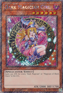 遊戯王 英語版 ブラック・マジシャン・ガール 絵違い プラチナレア RA04 EU版 予約