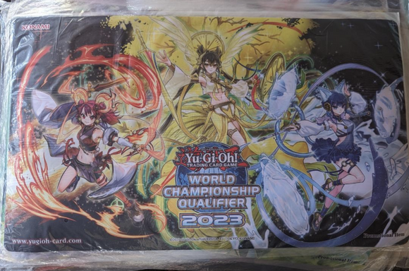 遊戯王 公式 WCQ 2023 拮抗勝負 プレイマット 上位賞 北米版 遊戯王 遊戯王 公式 WCQ 2023 拮抗勝負 プレイマット 上位賞 北米版 遊戯王