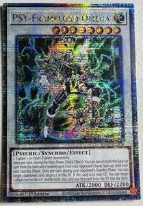 遊戯王 英語版 ＰＳＹフレームロード・Ω 25thレア RA02 北米版 予約