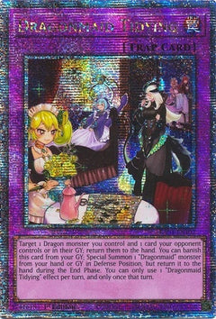 遊戯王 英語版 ドラゴンメイドのお片付け 25thレア RA04 EU版 予約