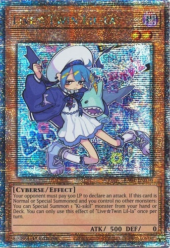 遊戯王 英語版 Ｌｉｖｅ☆Ｔｗｉｎ リィラ 25thレア RA04 EU版 予約
