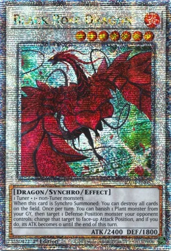 遊戯王 英語版 ブラック・ローズ・ドラゴン 25thレア RA04 北米版 予約
