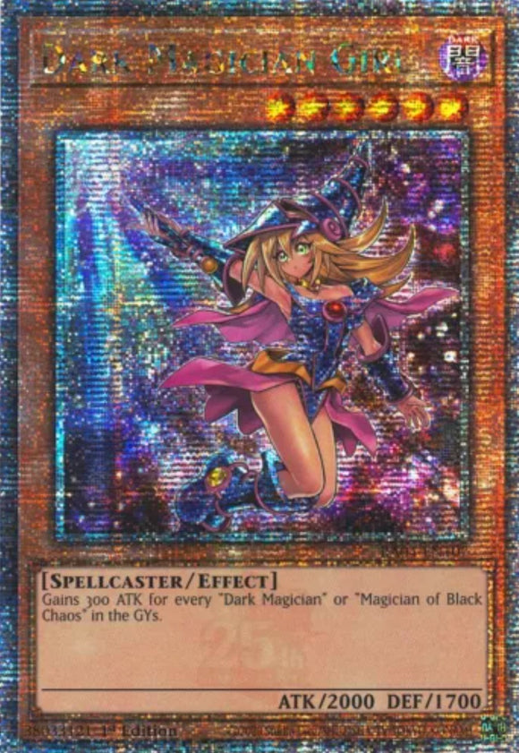 遊戯王 英語版 ブラック・マジシャン・ガール絵違い 25thレア RA04 北米版 予約