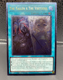 遊戯王 UP01 Ｔｈｅ Ｆａｌｌｅｎ ＆ Ｔｈｅ Ｖｉｒｔｕｏｕｓ レリーフ EU英語版