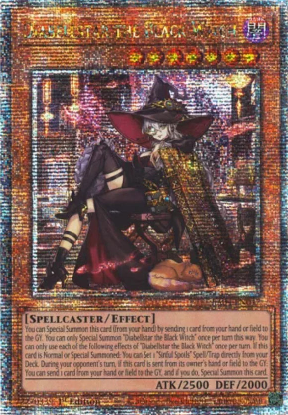 遊戯王 英語版 黒魔女ディアベルスター絵違い 25thレア RA04 北米版 予約