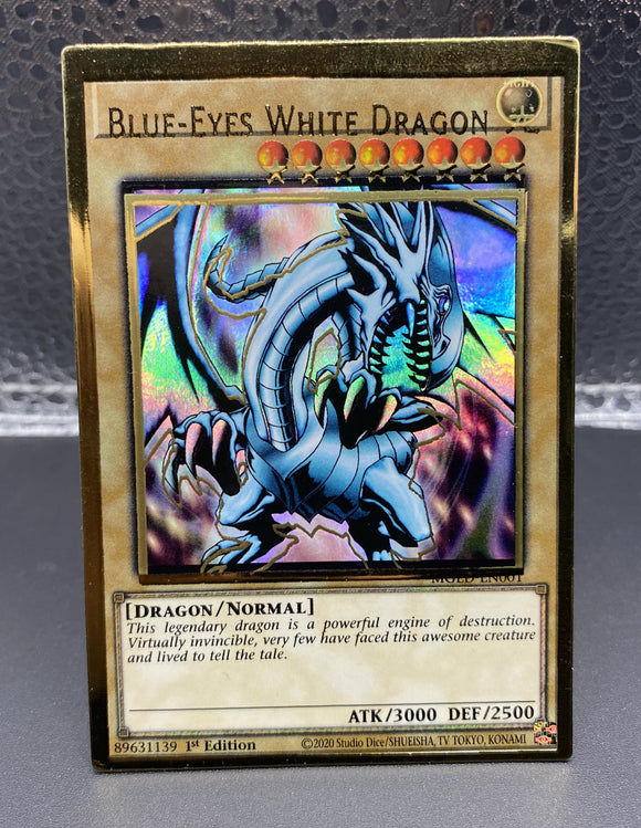 遊戯王 MGED ブルーアイズ・ホワイト・ドラゴン エラー ゴールドレア