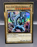 遊戯王 MGED ブルーアイズ・ホワイト・ドラゴン エラー ゴールドレア 北米英語版