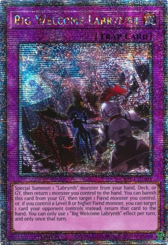 遊戯王 英語版 ビッグウェルカム・ラビュリンス 25thレア RA04 北米版 予約