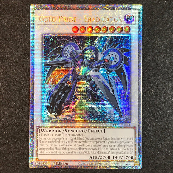 遊戯王 英語版 Gold Pride - Eradicator 25thレア LEDE EU版 予約