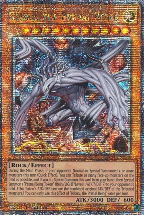 遊戯王 英語版 原始生命態ニビル 25thレア RA04 北米版 予約