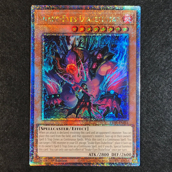 遊戯王 英語版 蛇眼の大炎魔25thレア LEDE EU版 予約