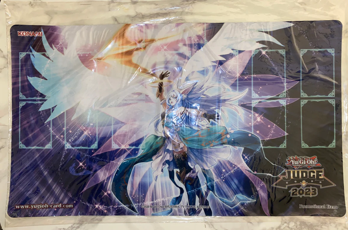 【新品未開封】DBFW 日本決勝 プレイマット 遊戯王 公式 JUDGE 2023 月女神の鏃 プレイマット 未開封 北米版