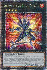 遊戯王 英語版 転生炎獣ブレイズ・ドラゴン 25thレア TN23 北米版