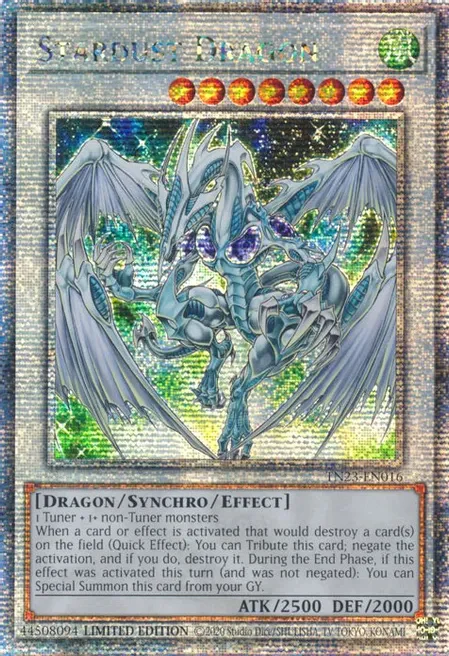 *開封済み* 遊戯王 英語版 スターダスト・ドラゴン 25thレア TN23 北米版 予約