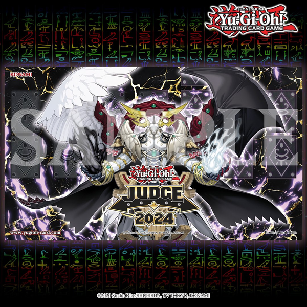 遊戯王カオスアンヘル-混沌の双翼- 2024judgeプレイマット 遊戯王 公式 JUDGE 2024 カオス・アンヘル-混沌の双翼 プレイ