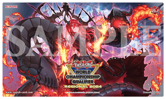 遊戯王 賜炎の咎姫 プレイマット ランキングデュエル 遊戯王 公式 WCQ 2024 賜炎の咎姫 プレイマット 北米版 – トレカ