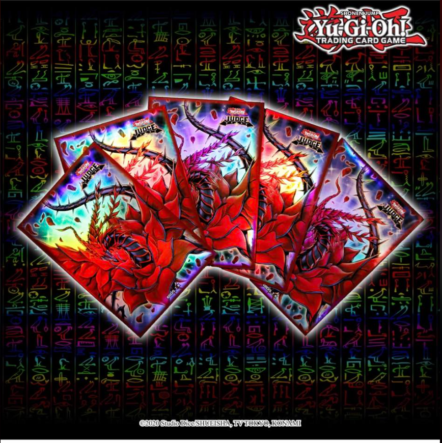 遊戯王 公式 JUDGE 2024 ブラック・ローズ・ドラゴン スリーブ