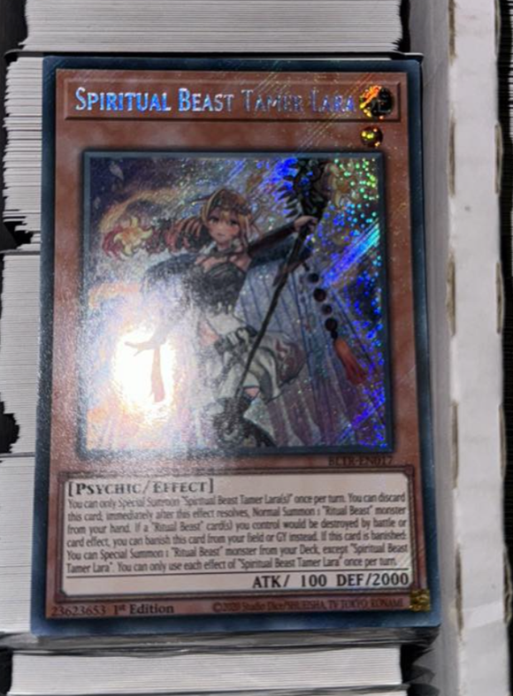 遊戯王 英語版 精霊獣使い レラ シクレア BLTR EU版 予約