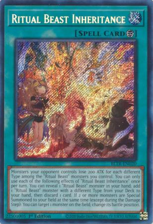 遊戯王 英語版 霊獣の継聖 シクレア BLTR EU版 予約