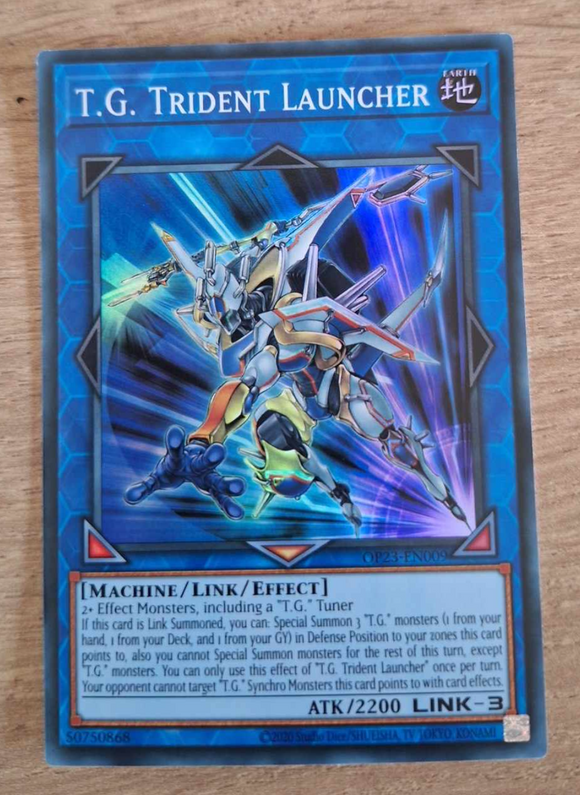 遊戯王 英語版 ＴＧ トライデント・ランチャー スーパー OP23 EU版 予約