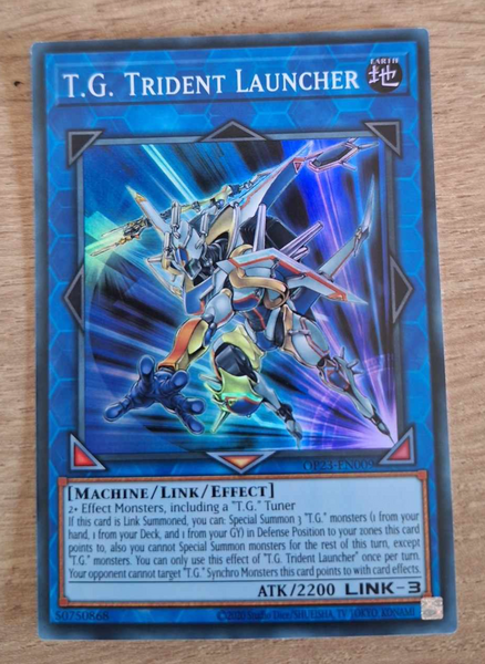 遊戯王 アジア版 20th TGスターガーディアン TGトライデントランチャー 