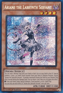 遊戯王 英語版 白銀の城の召使い アリアーヌ プリシク MP23 北米版