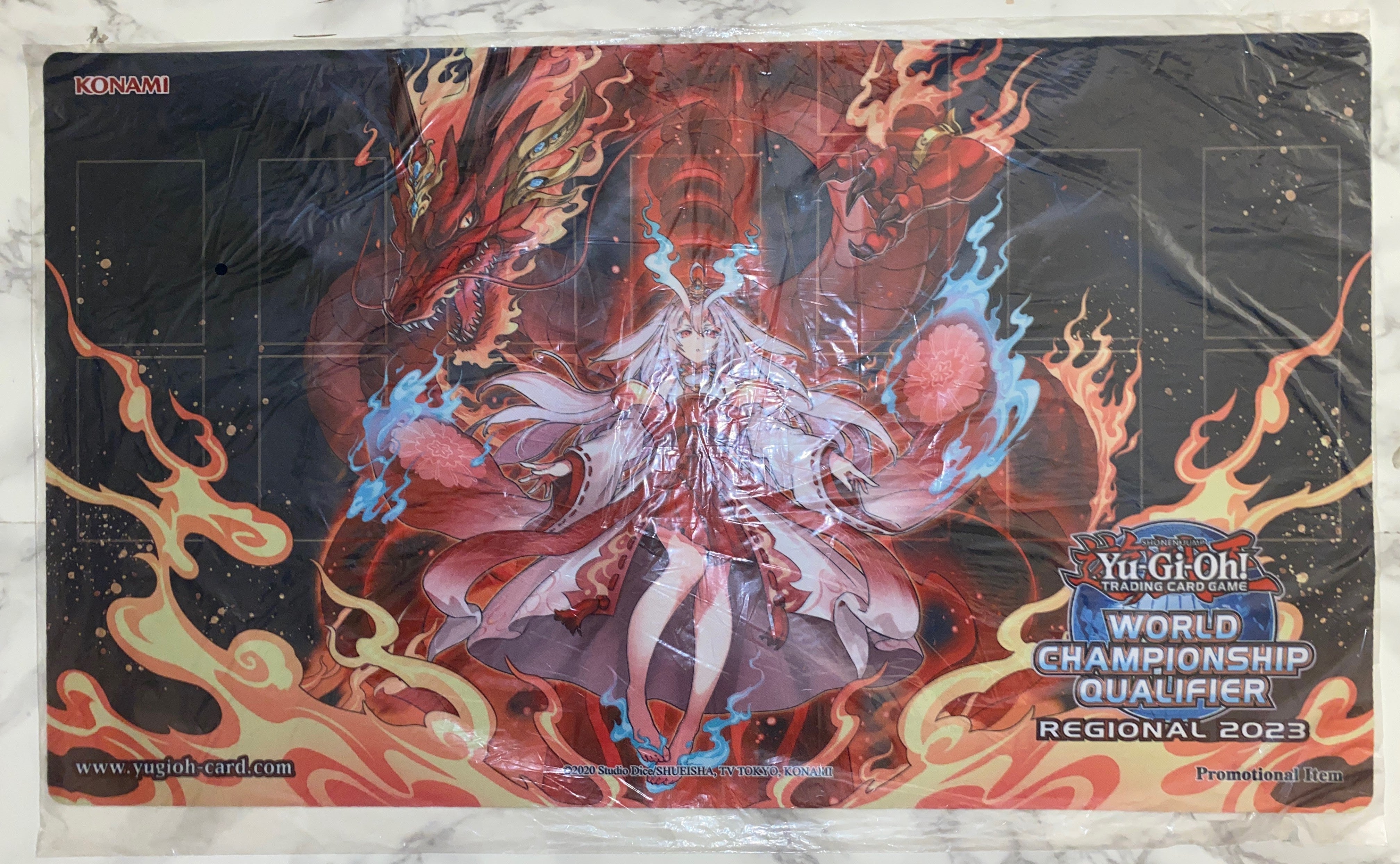 遊戯王拮抗勝負アジア限定プレイマットwcq2023