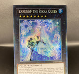 遊戯王 EU版 MAZE 六花聖ティアドロップ コレクターズレア 英語版