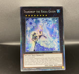 遊戯王 EU版 MAZE 六花聖ティアドロップ コレクターズレア 英語版