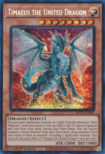 遊戯王 英語版 合体竜ティマイオス プリシク MP23 北米版