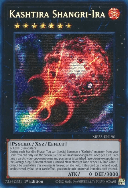遊戯王 英語版 クシャトリラ・シャングリラ プリシク MP23 北米