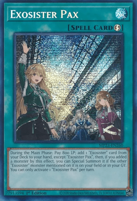 遊戯王 英語版 エクソシスター・パークス プリシク MP23 北米版