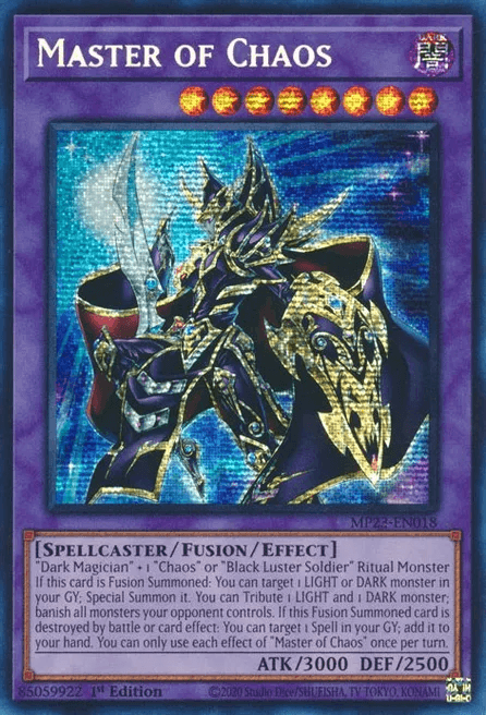 遊戯王 英語版 超魔導戦士－マスター・オブ・カオス プリシク MP23 北米版