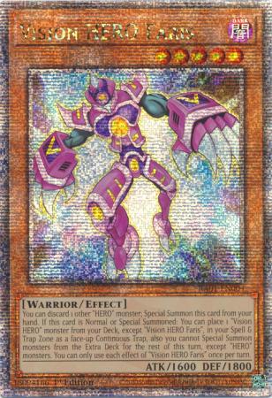 遊戯王 英語版 Ｖ・ＨＥＲＯ ファリス 25thレア RA01 北米版 予約