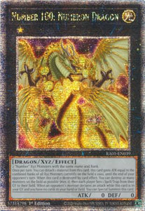 遊戯王 英語版 Ｎｏ．１００ ヌメロン・ドラゴン 25thレア RA01 北米版 予約