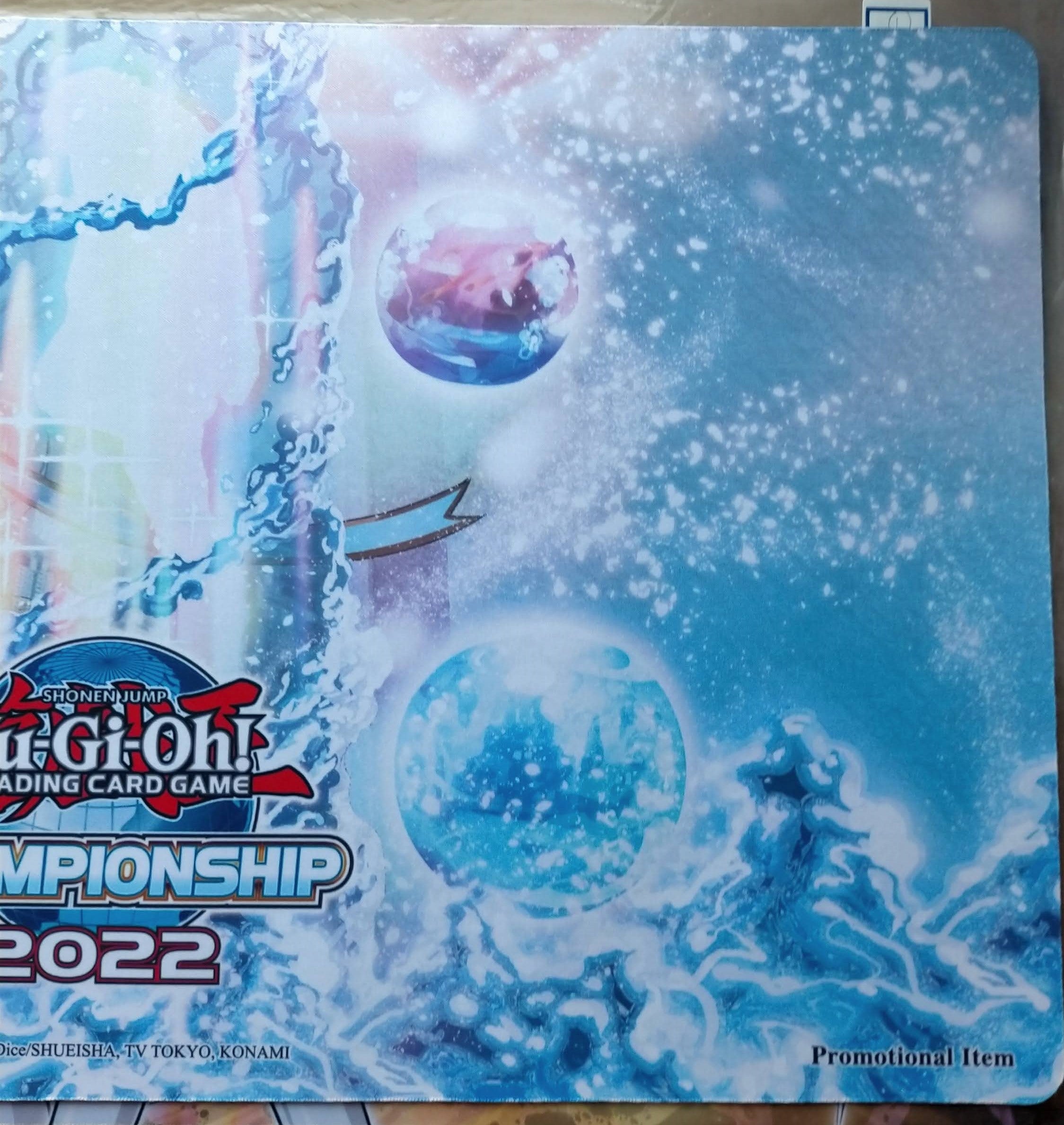 遊戯王 公式 CHAMPIONSHIP 2022 アラメシアの儀 プレイマット 傷あり