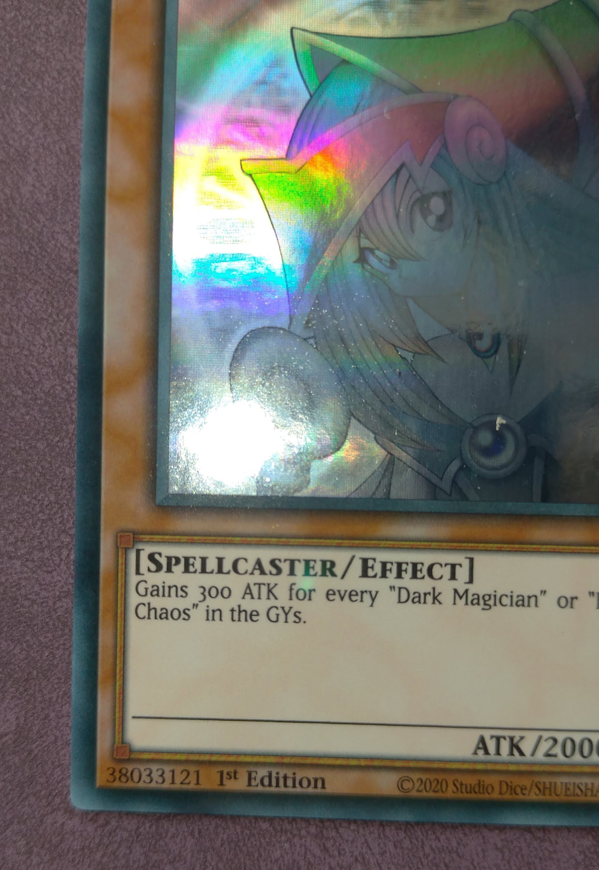 遊戯王 英語版 ブラック・マジシャン・ガール ゴーストレア ホロ