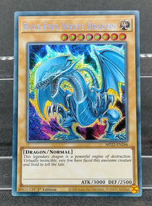 遊戯王 英語版 青眼の白龍 プリシク MP22 EU版